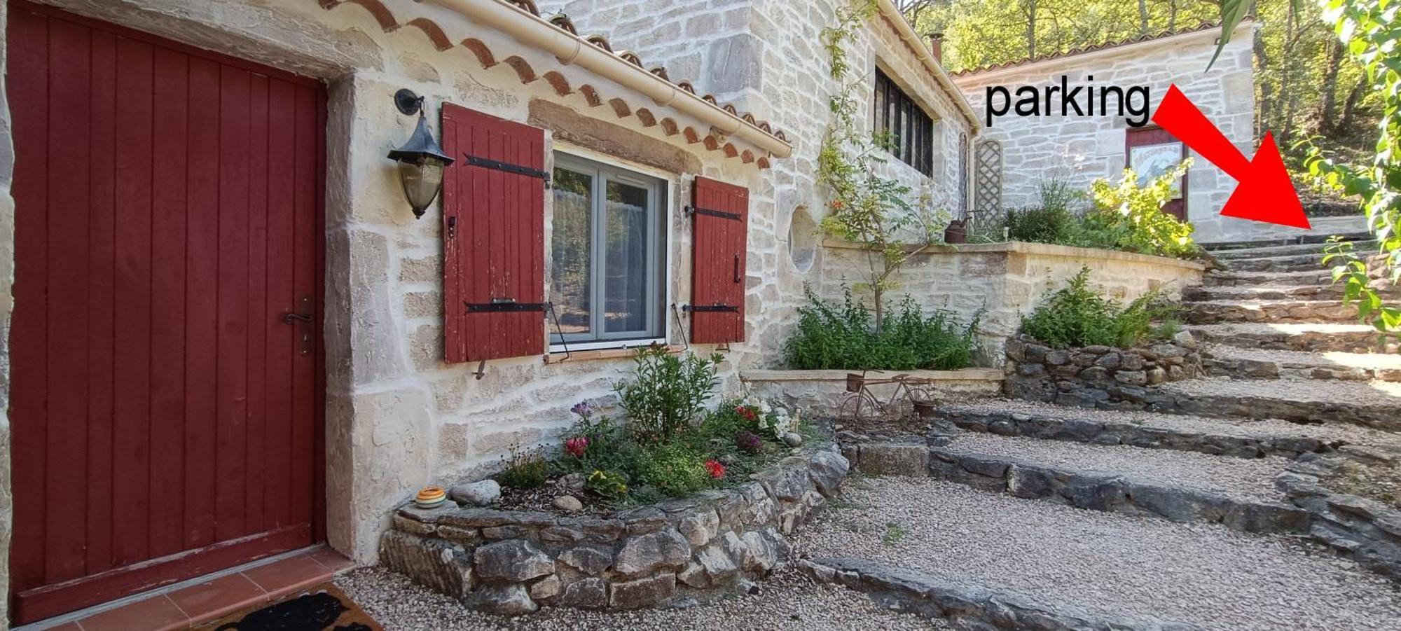 L'Establoun Lejlighed Saint-Martin-de-Brômes Eksteriør billede