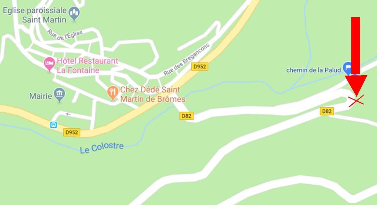 L'Establoun Lejlighed Saint-Martin-de-Brômes Eksteriør billede